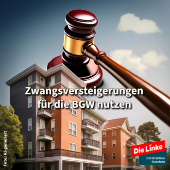 Zwangsversteigerungen für die BGW nutzen