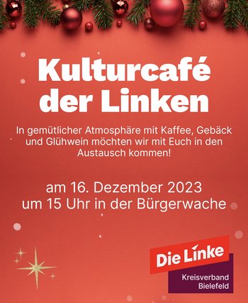 Einladung zum Kulturcafé 